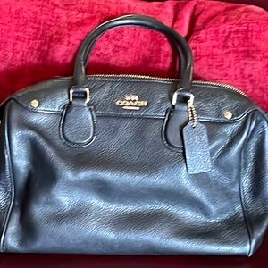 Black coach satchel